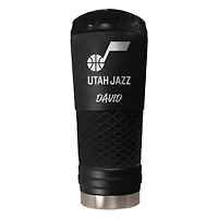 Black Utah Jazz 24oz. Personalized Stealth Draft Beverage Cup