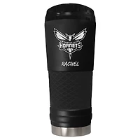 Black Charlotte Hornets 24oz. Personalized Stealth Draft Beverage Cup