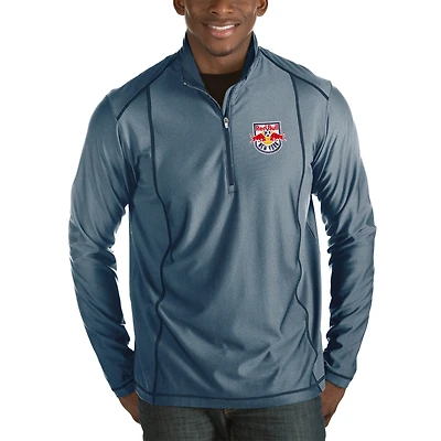 Men's Antigua Navy New York Red Bulls Tempo Big & Tall Half-Zip Pullover Jacket