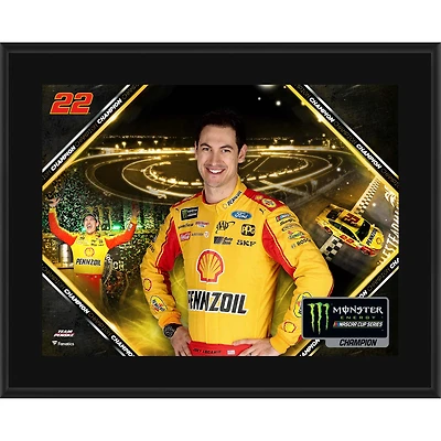 Joey Logano 10.5" x 13" 2018 NASCAR Monster Energy Cup Series Champion Sublimated Plaque