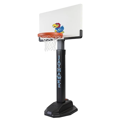 Kansas Jayhawks Team Adjustable Basketball Set