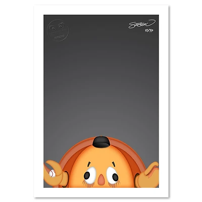San Francisco Giants 24'' x 32'' Minimalist Mascot Art