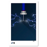 Tampa Bay Lightning 11'' x 17'' Minimalist Amalie Arena Art Poster
