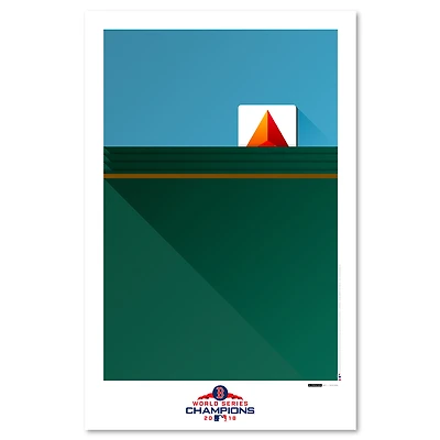 Boston Red Sox 11'' x 17'' Minimalist Green Monster Wall Art