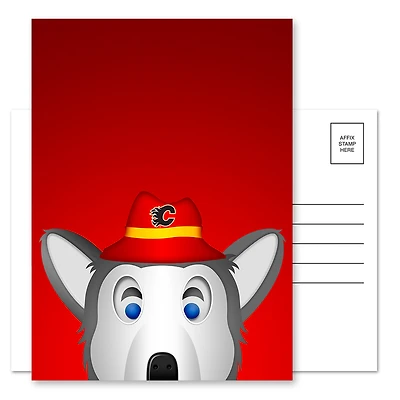 Calgary Flames 5-Count Mascot Postcard Set