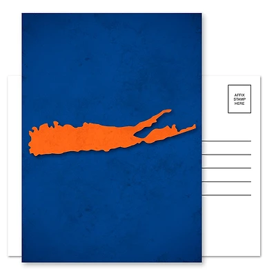 New York Islanders 5-Count Logo Postcard Set