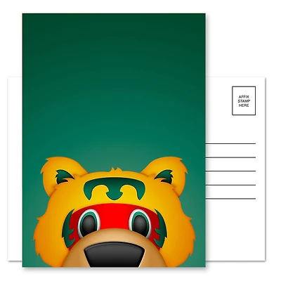 Minnesota Wild 5-Count Mascot Postcard Set