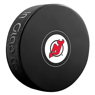 New Jersey Devils Unsigned InGlasCo Autograph Model Hockey Puck