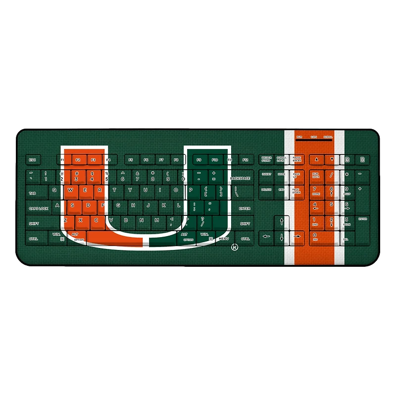 Miami Hurricanes Wireless USB Keyboard