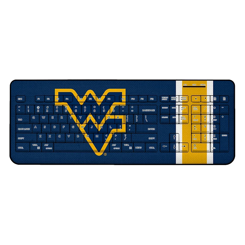 West Virginia Mountaineers Wireless USB Keyboard