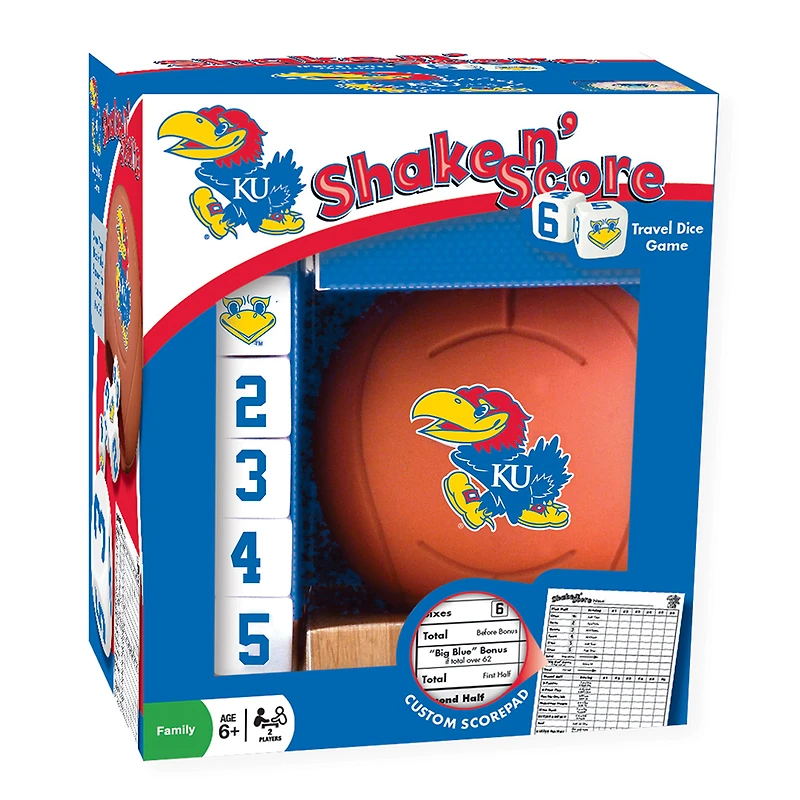 Kansas Jayhawks Shake 'N Score Travel Game