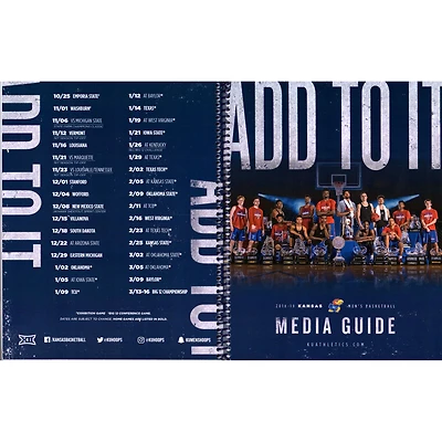 Kansas Jayhawks 2018-2019 Men's Basketball Media Guide
