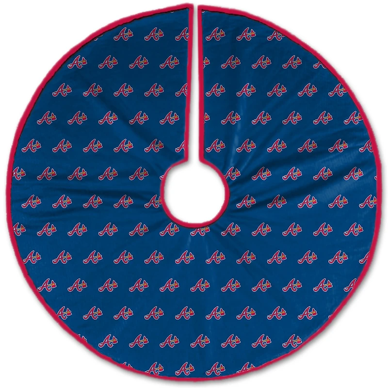 Atlanta Braves Microplush Christmas Tree Skirt