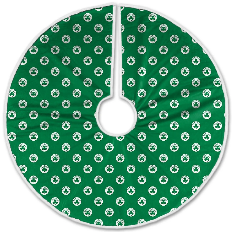Boston Celtics Microplush Christmas Tree Skirt
