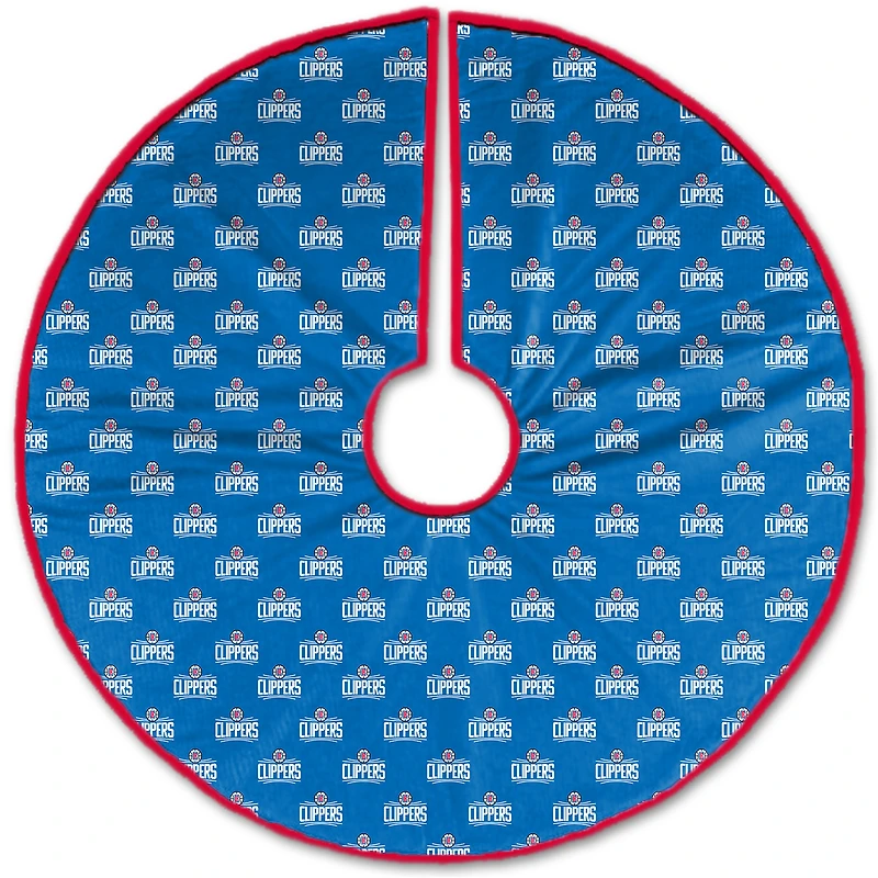 LA Clippers Microplush Christmas Tree Skirt