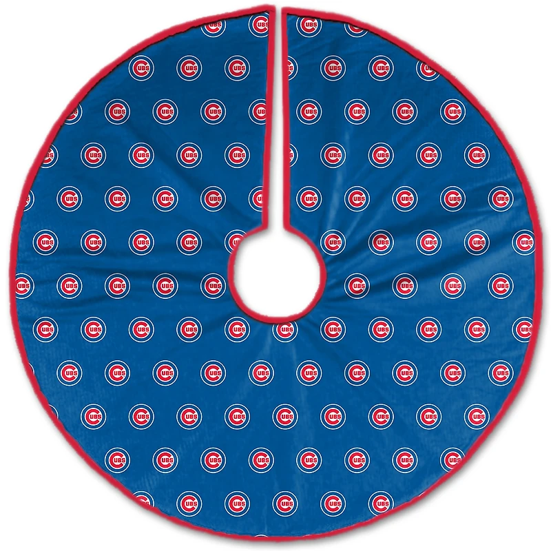Chicago Cubs Microplush Christmas Tree Skirt