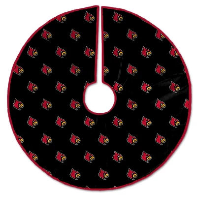Louisville Cardinals Microplush Christmas Tree Skirt