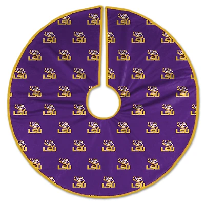 LSU Tigers Microplush Christmas Tree Skirt