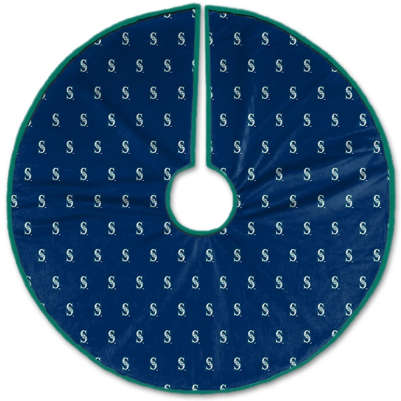 Seattle Mariners Microplush Christmas Tree Skirt