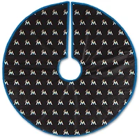 Miami Marlins Microplush Christmas Tree Skirt