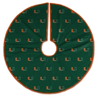 Miami Hurricanes Microplush Christmas Tree Skirt