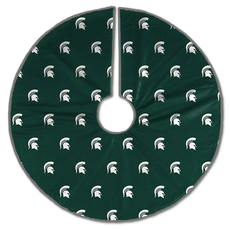 Michigan State Spartans Microplush Christmas Tree Skirt