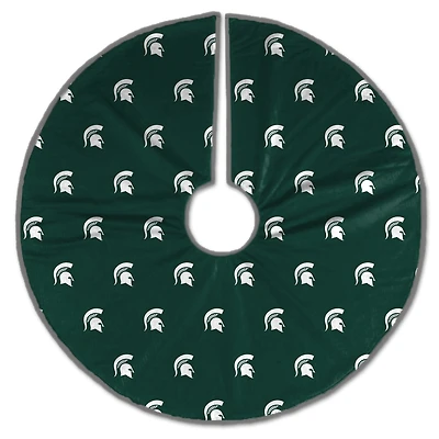 Michigan State Spartans Microplush Christmas Tree Skirt
