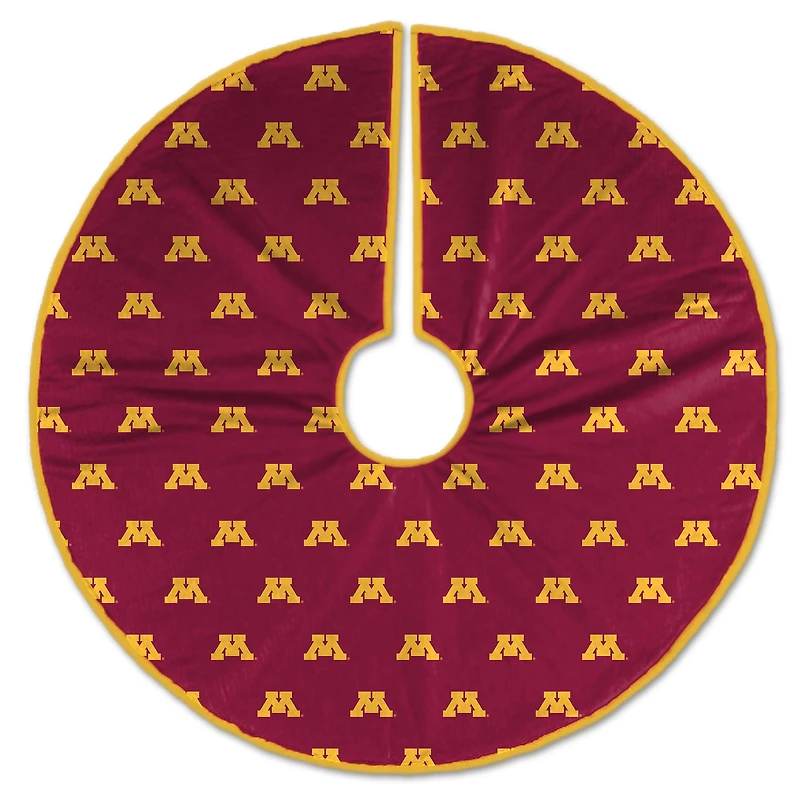 Minnesota Golden Gophers Microplush Christmas Tree Skirt
