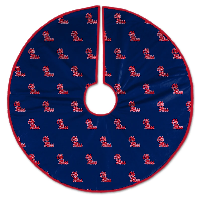 Ole Miss Rebels Microplush Christmas Tree Skirt
