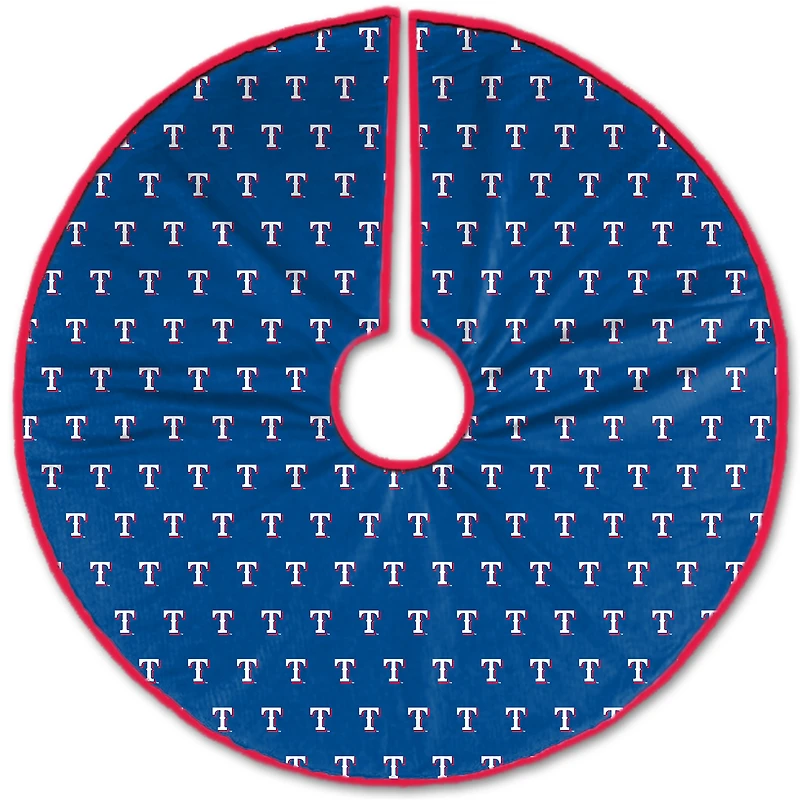 Texas Rangers Microplush Christmas Tree Skirt