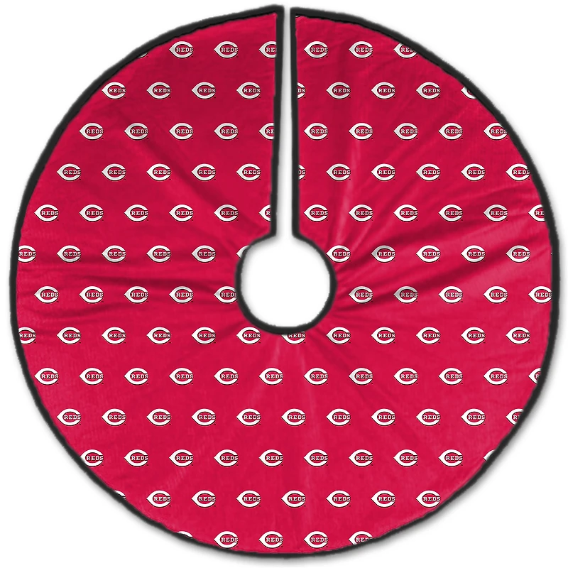 Cincinnati Reds Microplush Christmas Tree Skirt