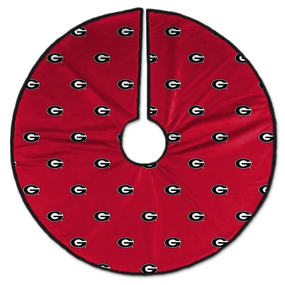 Georgia Bulldogs Microplush Christmas Tree Skirt