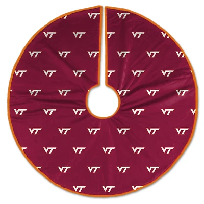 Virginia Tech Hokies Microplush Christmas Tree Skirt