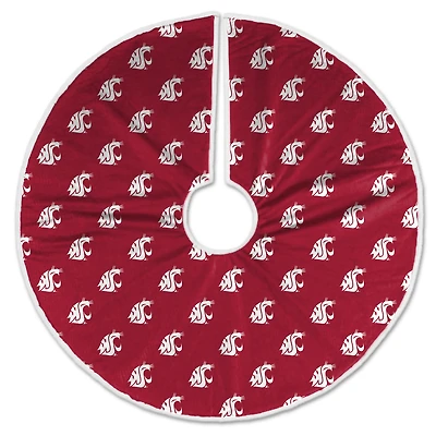 Washington State Cougars Microplush Christmas Tree Skirt