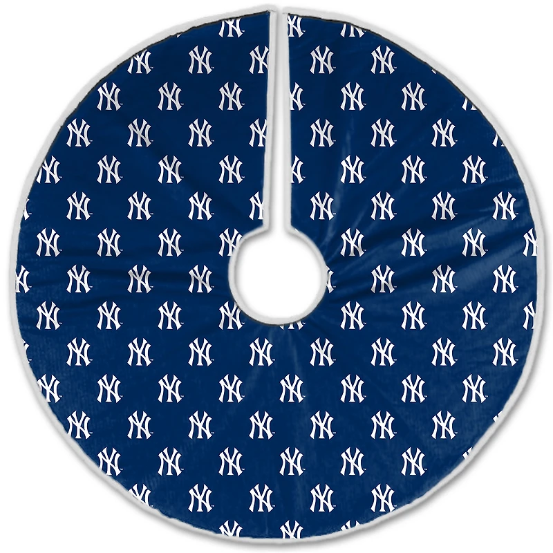 New York Yankees Microplush Christmas Tree Skirt
