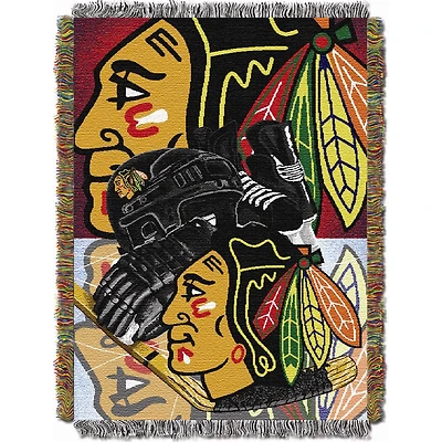 The Northwest Company Chicago Blackhawks 48'' x 60'' Home Advantage Woven Throw