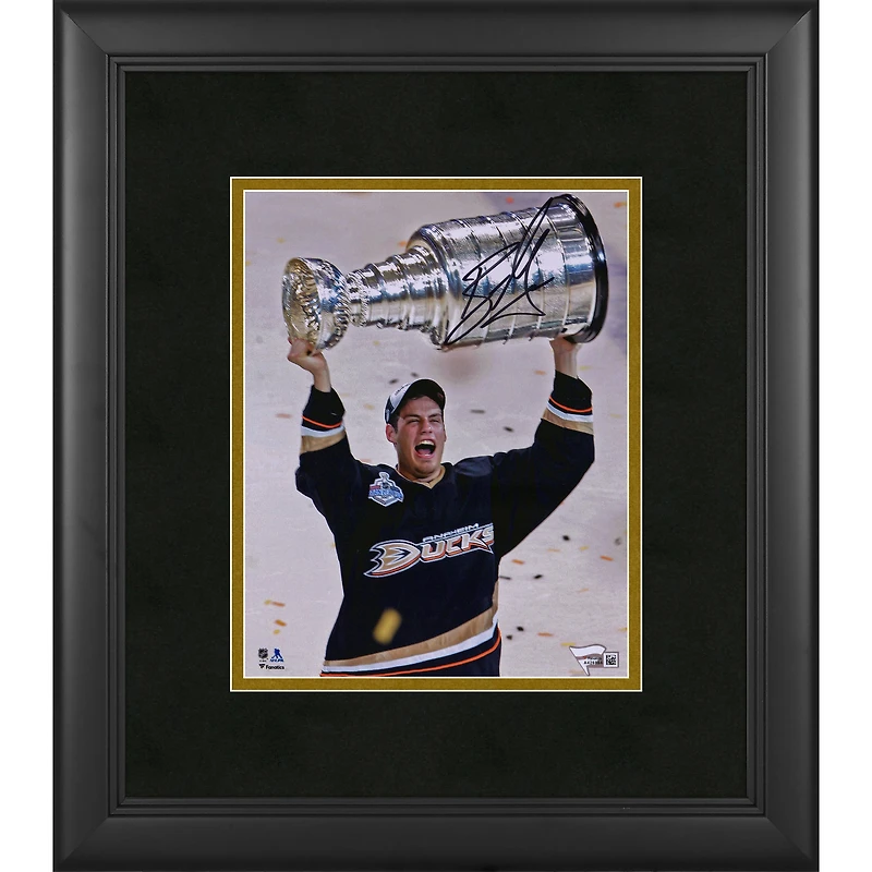 Ryan Getzlaf Anaheim Ducks Framed Autographed 8" x 10" Raising Cup Photograph