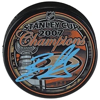 Ryan Getzlaf Anaheim Ducks Autographed 2007 Stanley Cup Champions Logo Hockey Puck