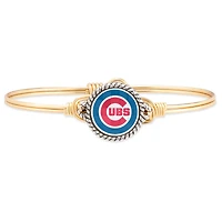 Women's Luca + Danni Gold Chicago Cubs Petite Bangle Bracelet