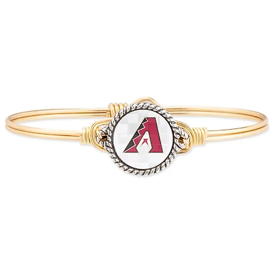 Women's Luca + Danni Gold Arizona Diamondbacks Petite Bangle Bracelet