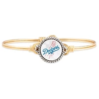 Women's Luca + Danni Gold Los Angeles Dodgers Petite Bangle Bracelet