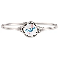 Women's Luca + Danni Silver Los Angeles Dodgers Petite Bangle Bracelet