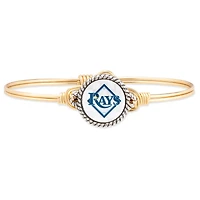 Women's Luca + Danni Gold Tampa Bay Rays Petite Bangle Bracelet