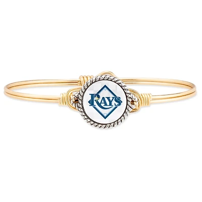 Women's Luca + Danni Gold Tampa Bay Rays Petite Bangle Bracelet