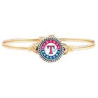 Women's Luca + Danni Gold Texas Rangers Petite Bangle Bracelet