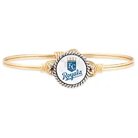 Women's Luca + Danni Gold Kansas City Royals Petite Bangle Bracelet