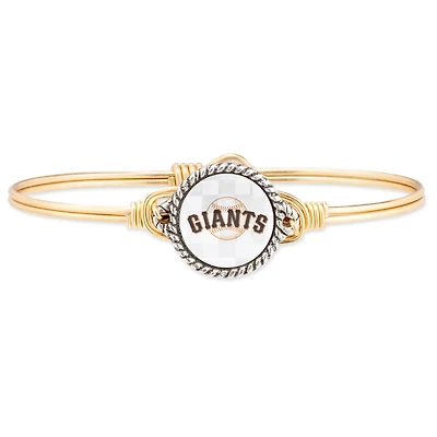 Women's Luca + Danni Gold San Francisco Giants Petite Bangle Bracelet
