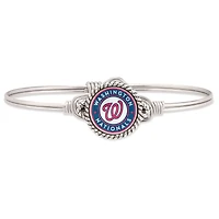 Women's Luca + Danni Silver Washington Nationals Petite Bangle Bracelet
