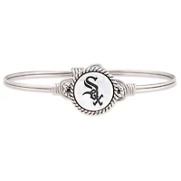Women's Luca + Danni Silver Chicago White Sox Petite Bangle Bracelet