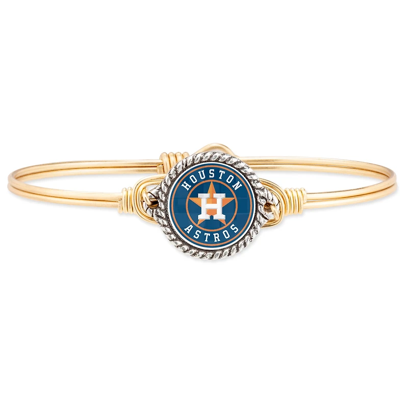 Women's Luca + Danni Gold Houston Astros Bangle Bracelet